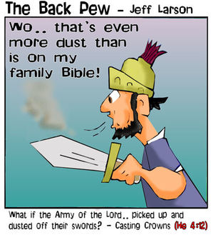New Testament cartoons, Acts cartoons, cartoons, Peter and John in jail cartoons, Acts 4:1-3