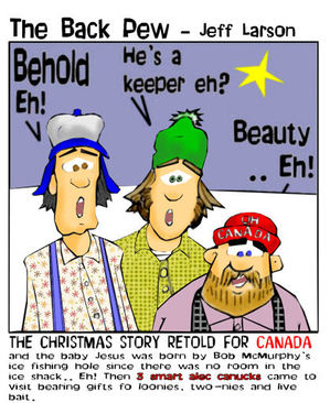 canada cartoons, canadian cartoons, christian cartoons, canadian christmas story cartoons