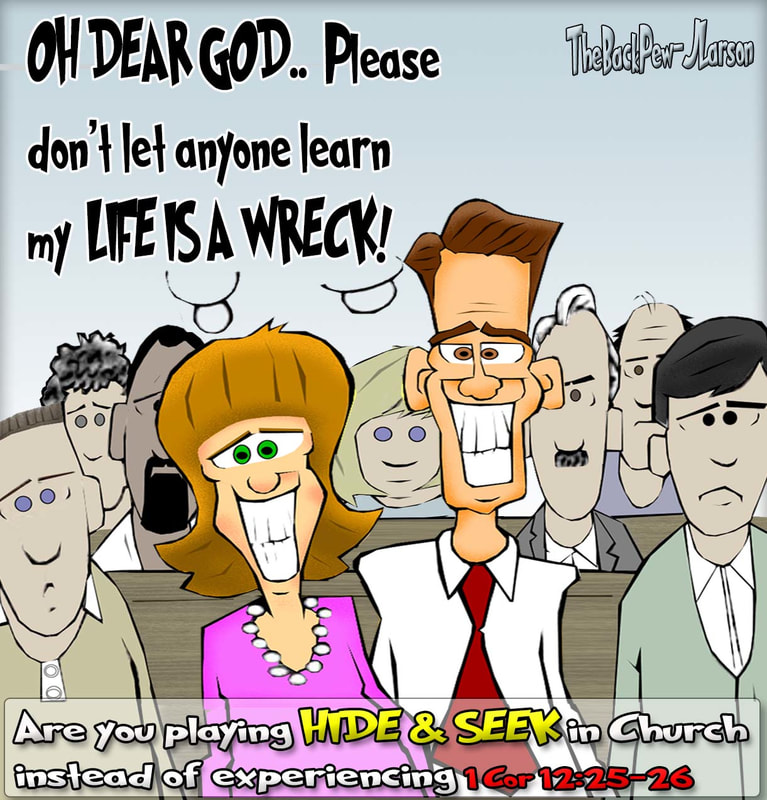 church cartoons, christian cartoons, church people cartoons, pew people cartoons, 1 Corinthians 12:25-26