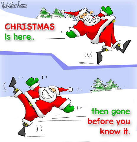This Christmas Cartoon illustrates just how quickly Christmas is over