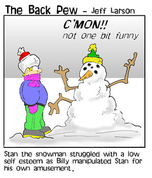 snowman cartoons, christian cartoons
