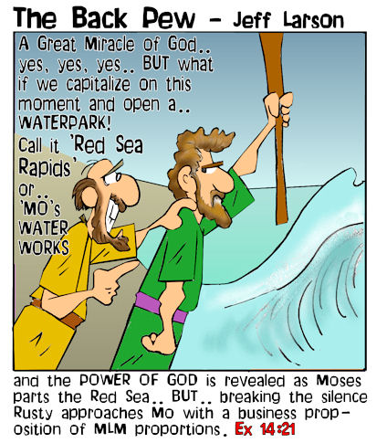 moses parts red sea cartoons, moses cartoons, crossing on dry ground cartoons, exodus 14:21, moses parts red sea cartoons
