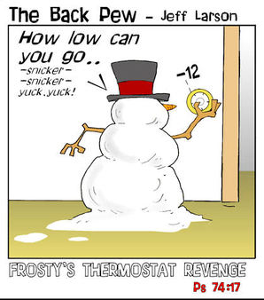 snowman cartoons, christian cartoons, frostys revenge cartoons, psalms 74:17