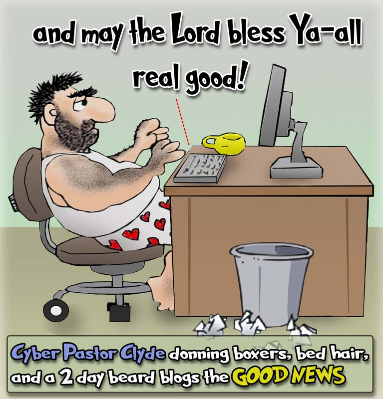 computer cartoons, christian cartoons, cyber pastor cartoons
