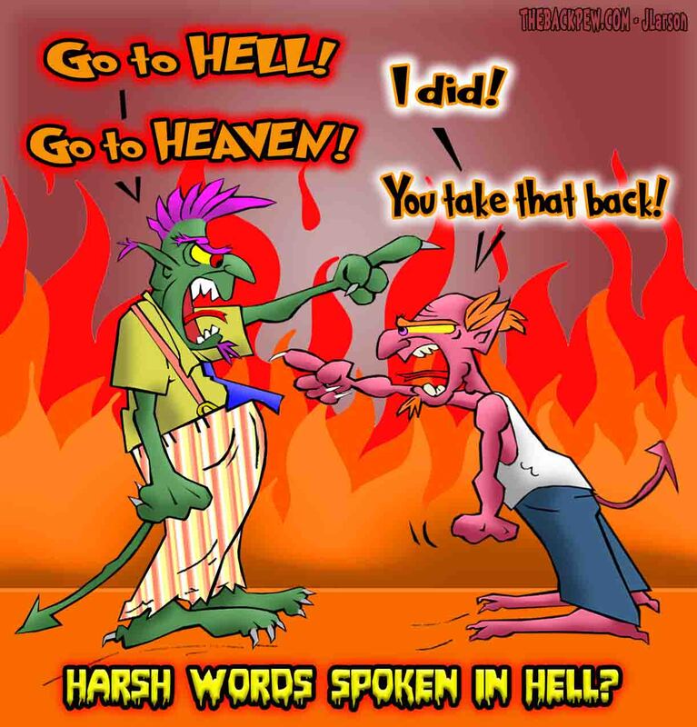 Hell Cartoons: The Back Pew - BP
