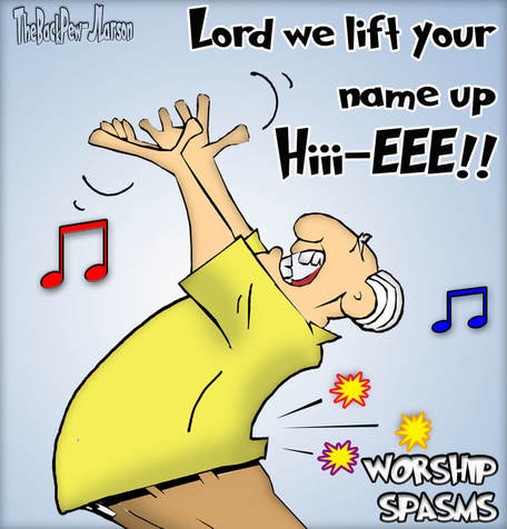 This Christian cartoon features the I'm a Little Teapot worship styling