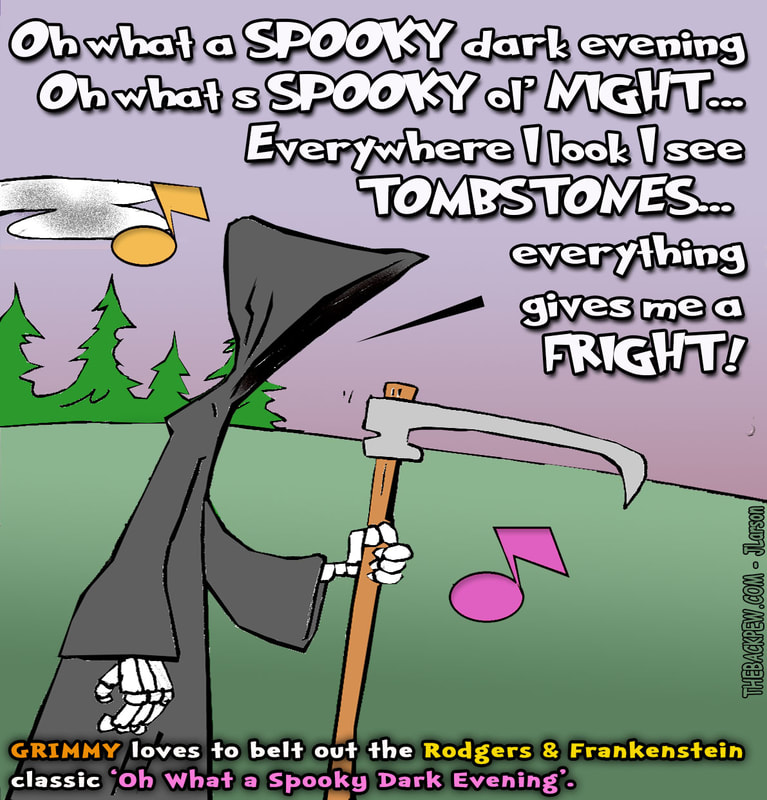 halloween cartoons, christian cartoons,  grim reaper cartoons