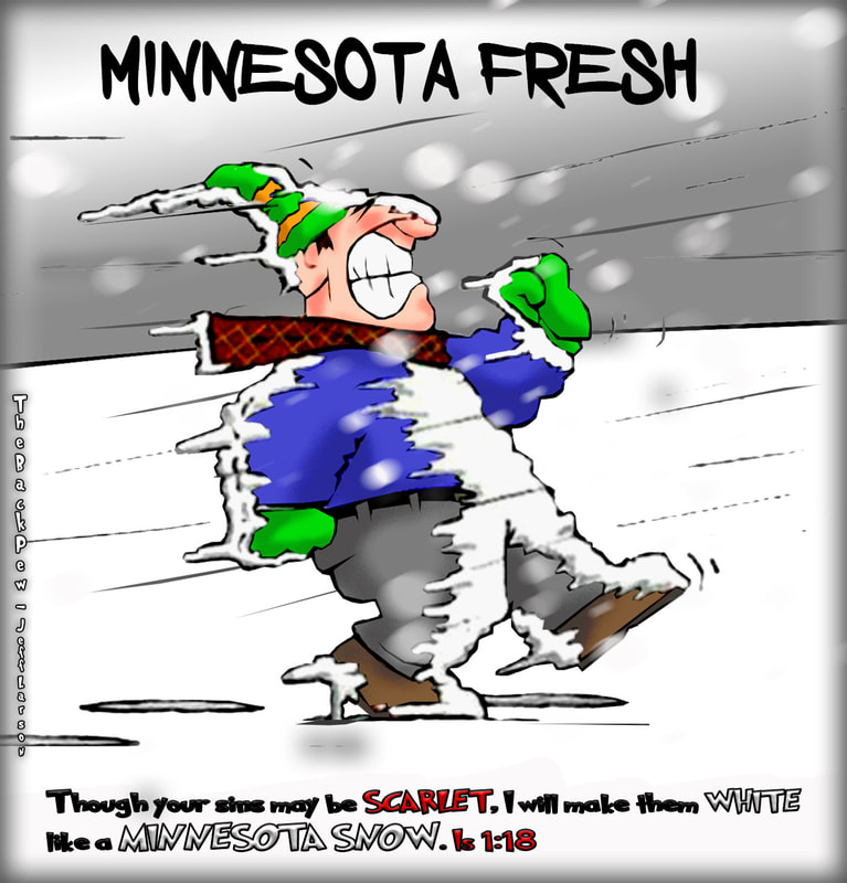 major prophets, Isaiah, cartoons, old testament, Isaiah 1:18, sins may be as scarlet, I will make them white as MINNESOTA
