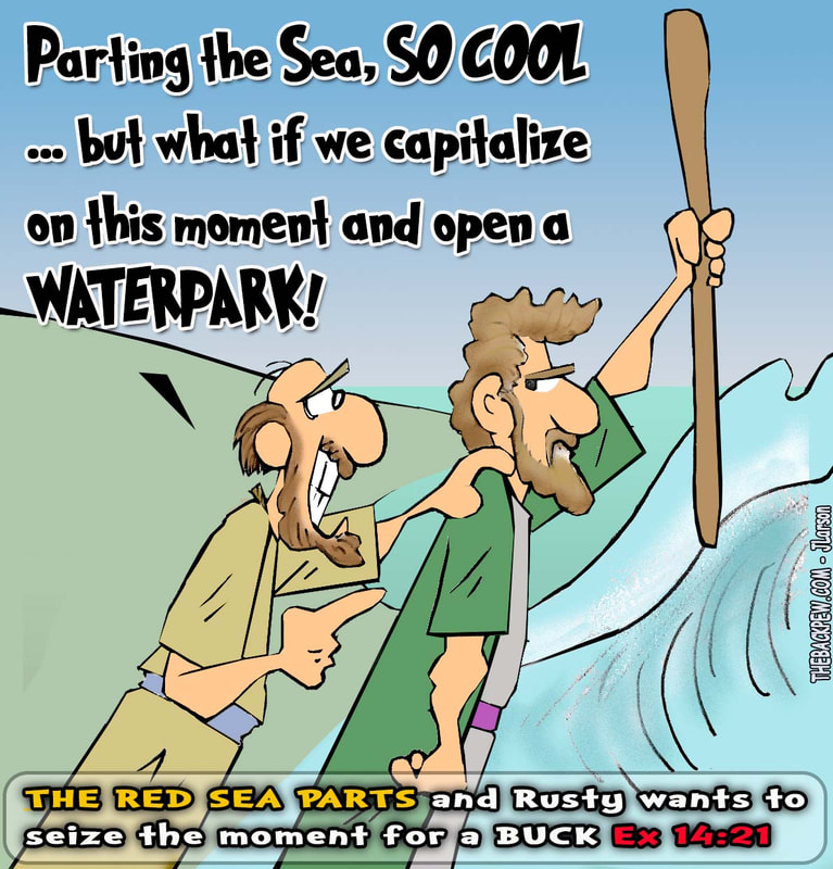 moses parts red sea cartoons, moses cartoons, crossing on dry ground cartoons, exodus 14:21, moses parts red sea cartoons