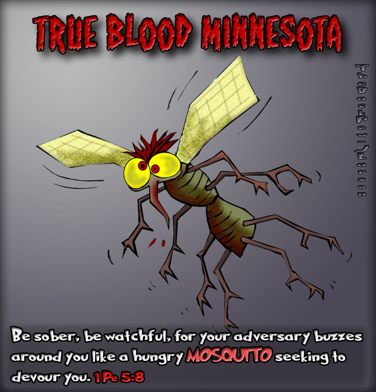 mosquito cartoons, christian cartoons