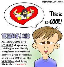 This Christian cartoon features the faith of a child where a six year old accepts Jesus into his heart