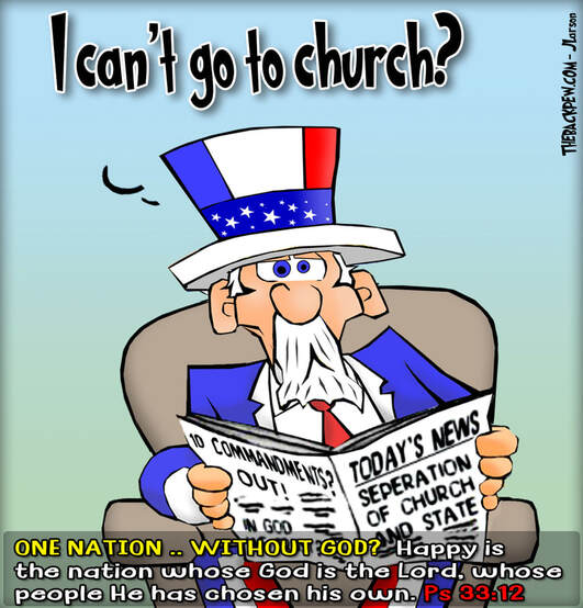 Uncle Sam cannot go to church - BP