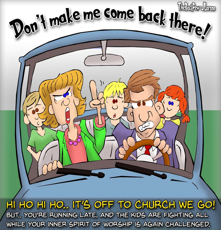 church cartoons, christian cartoons, drive to church cartoons, ride to church cartoons, proverbs 13:24