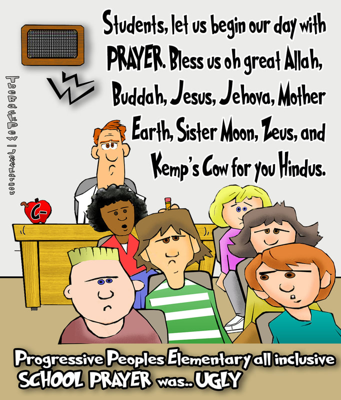 prayer cartoons, christian cartoons, christian prayer cartoons, prayer in school cartoons