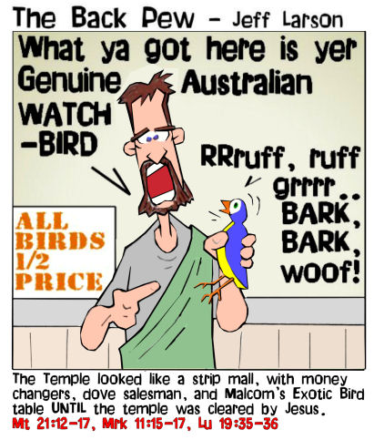 Bird Cartoons: The Back Pew - BP