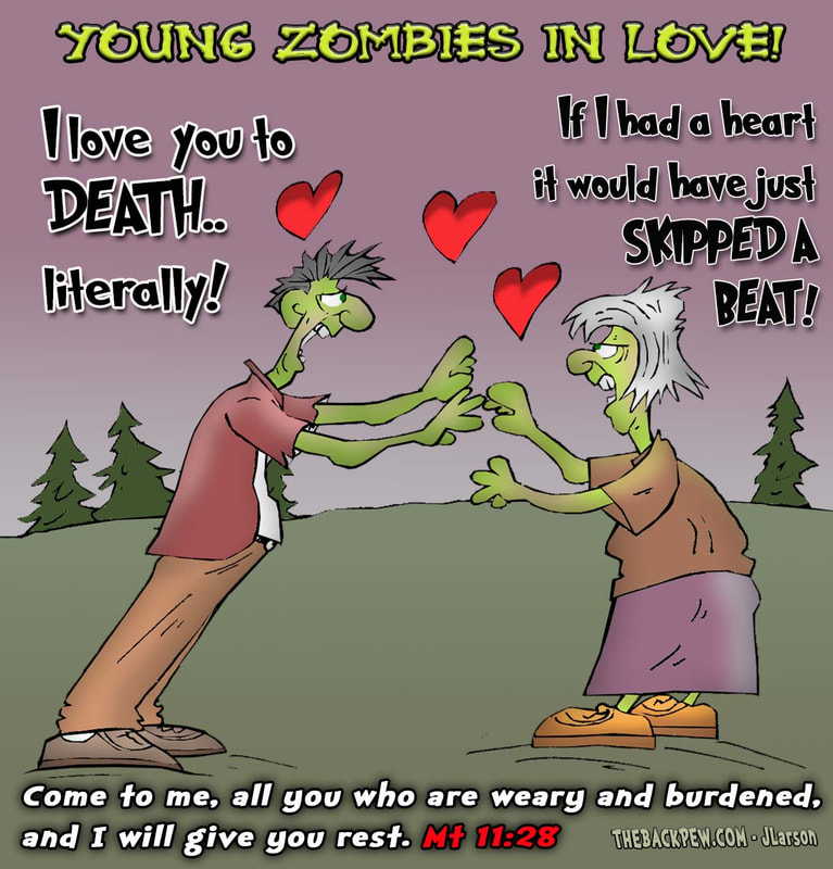 halloween cartoons, christian cartoons, zombies in love cartoons, zombie cartoons